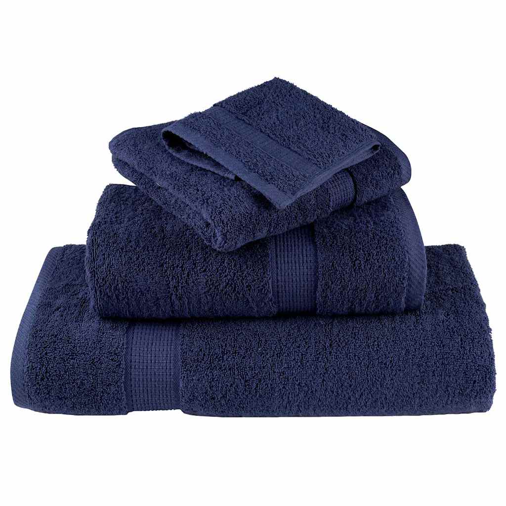 Gästetuch SOLUND 10 pcs Marineblau 15 x 21 cm 550 gsm