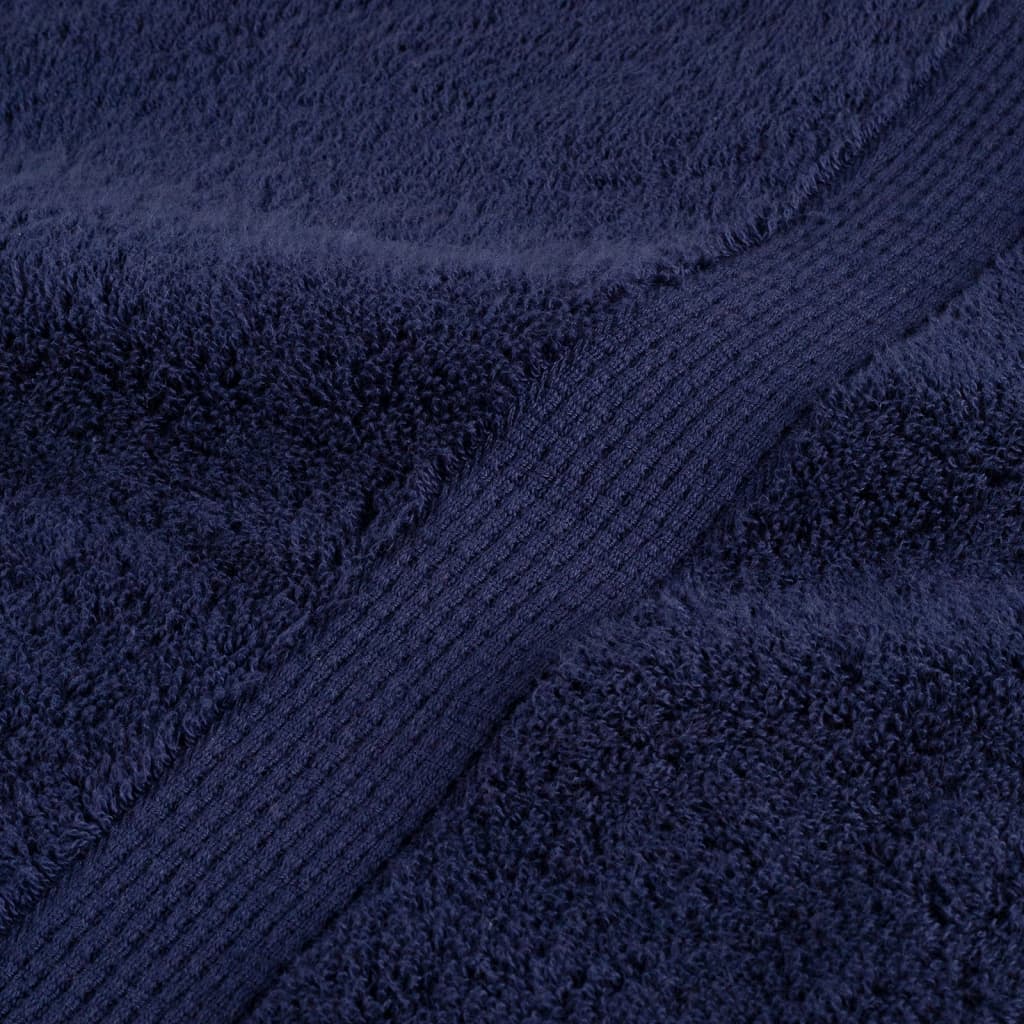 Premium-Waschtücher SOLUND 4 Stk. Marineblau 30x30 cm 600 g/m²