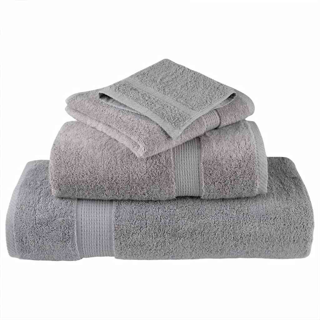 Gästetuch SOLUND 10 pcs Grau 15 x 21 cm 550 gsm