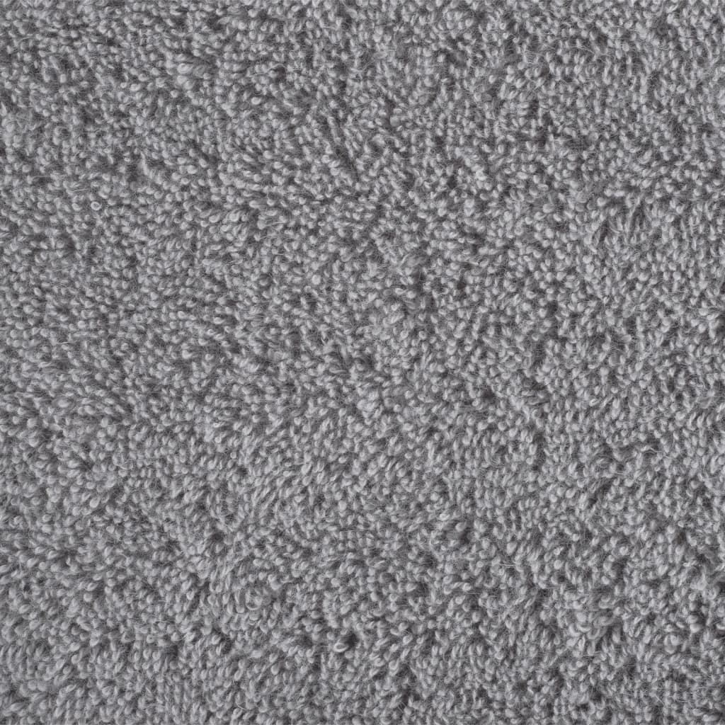 Premium Gästetücher SOLUND 4 Stk. Grau 30x50 cm 600 g/m²