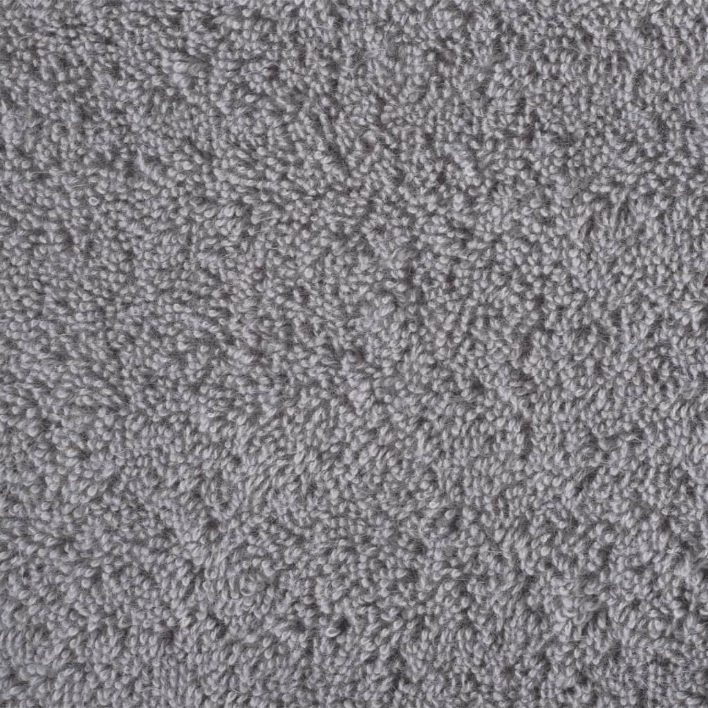 Premium Handtücher SOLUND 4 Stk. Grau 50x100 cm 600 g/m²