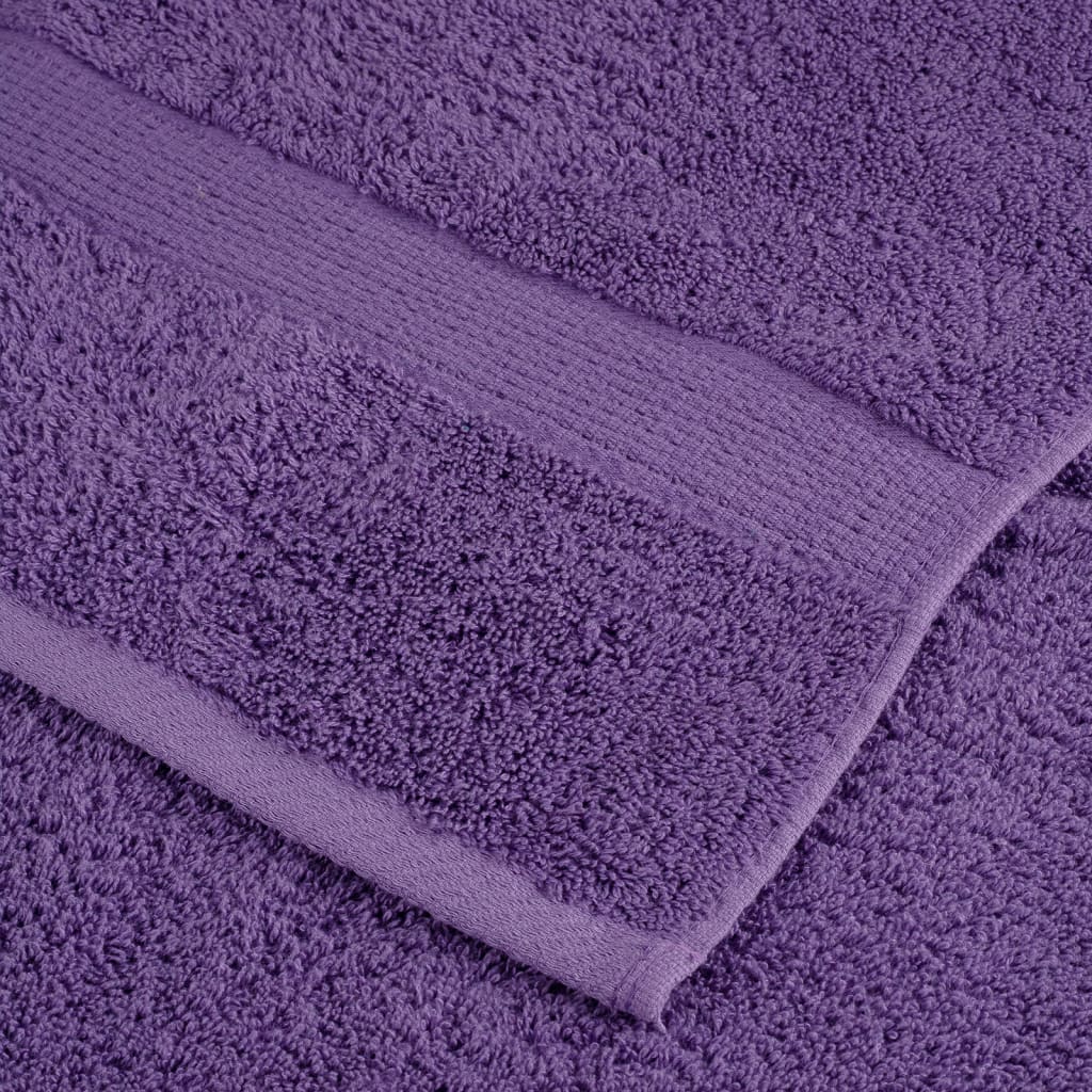 Premium Waschhandtücher SOLUND 10 Stück Lila 30x30 cm 600 g/m²