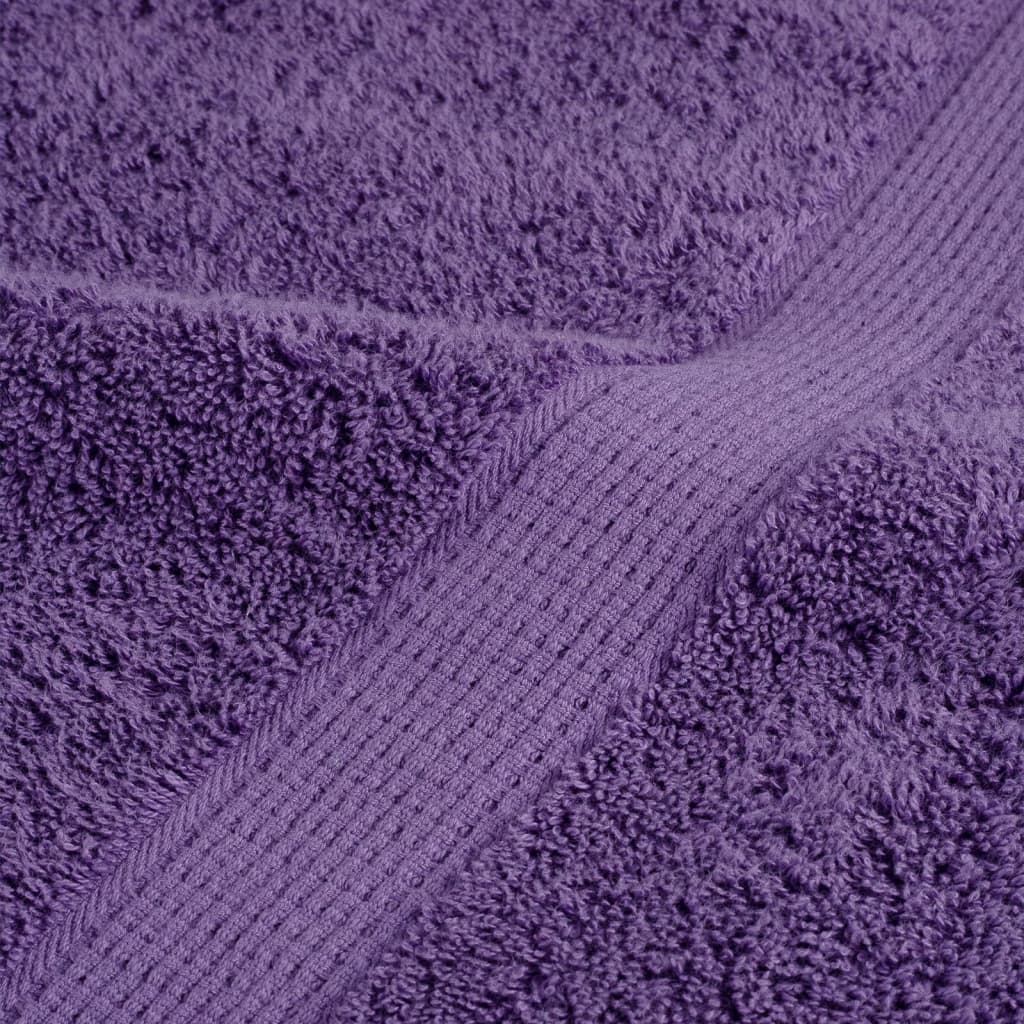 Premium-Gästetücher SOLUND 10 Stk. Lila 30x50 cm 600 g/m²
