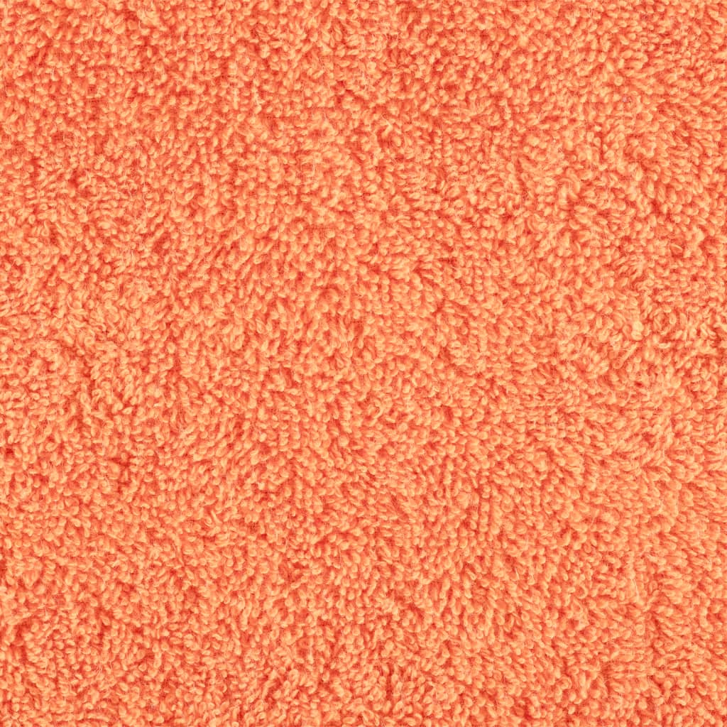 Premium Waschhandtücher SOLUND 10 Stück Orange 30x30 cm 600 g/m²