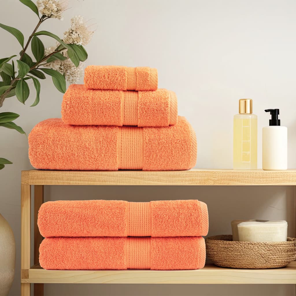Premium-Gästetücher SOLUND 10 Stk. Orange 30x50 cm 600 g/m²