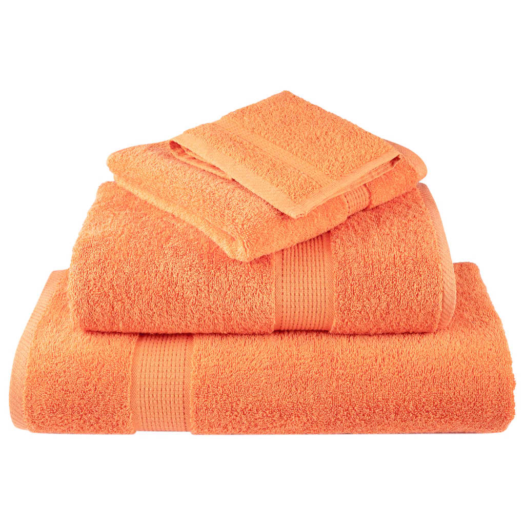 Premium-Gästetücher SOLUND 10 Stk. Orange 30x50 cm 600 g/m²