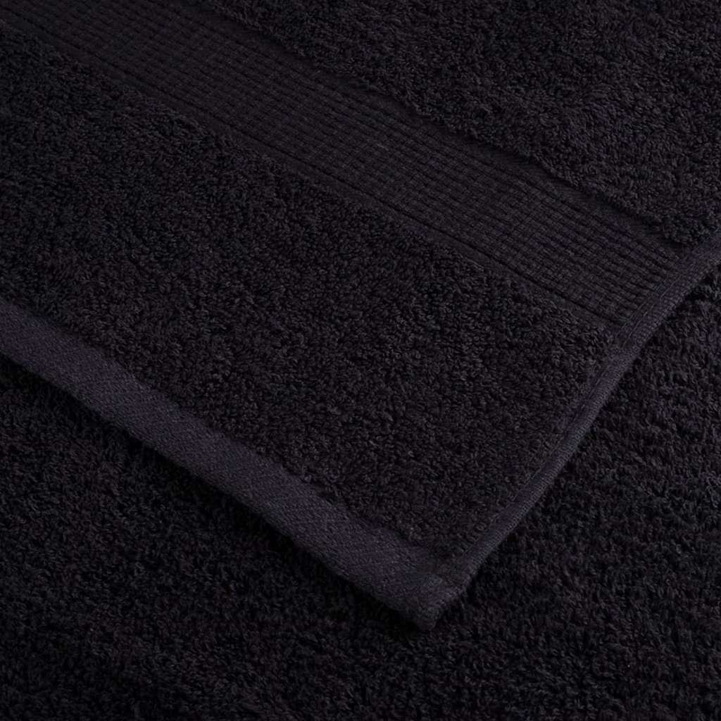 Gästetuch SOLUND 10 pcs Schwarz 15 x 21 cm 550 gsm