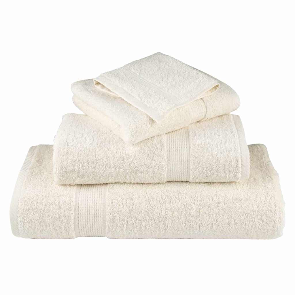 Gästetuch SOLUND 10 pcs Creme 15 x 21 cm 550 gsm