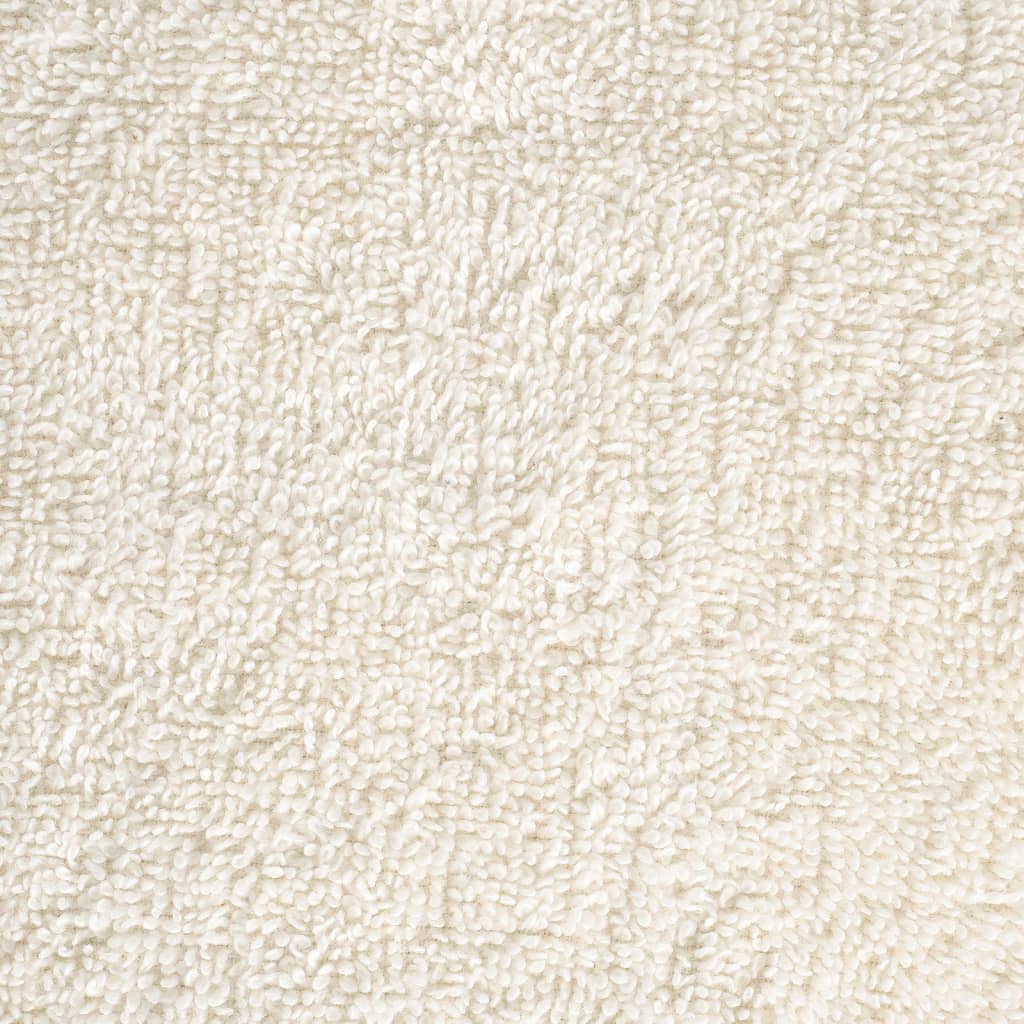 Premium-Gästetücher SOLUND 10 Stk. Cremeweiß 30x50 cm 600 g/m²