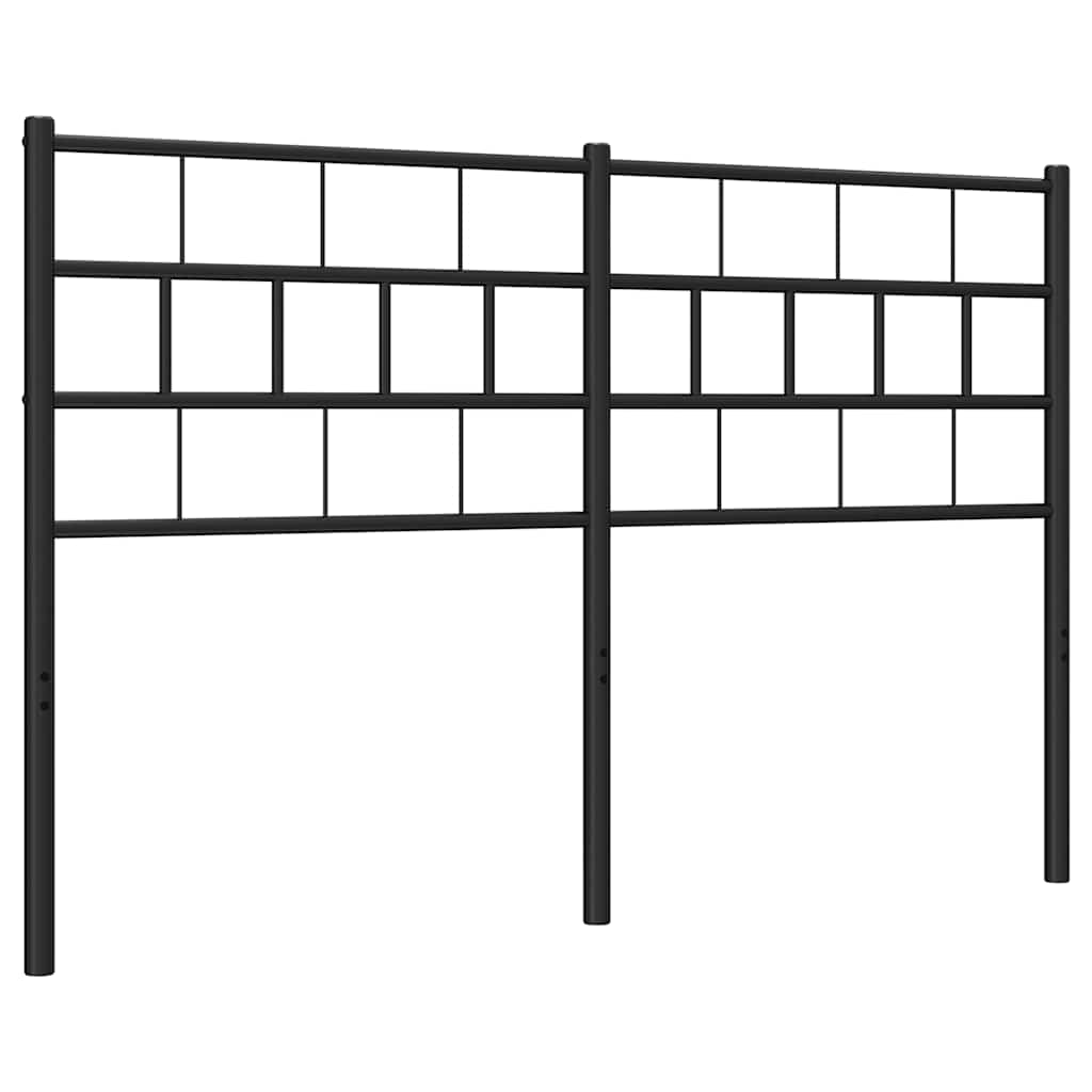 Ersatz-Kopfteil Metall Schwarz 135 cm