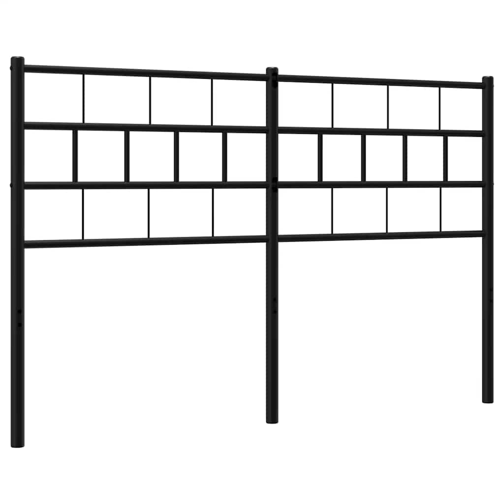 Ersatz-Kopfteil Metall Schwarz 150 cm