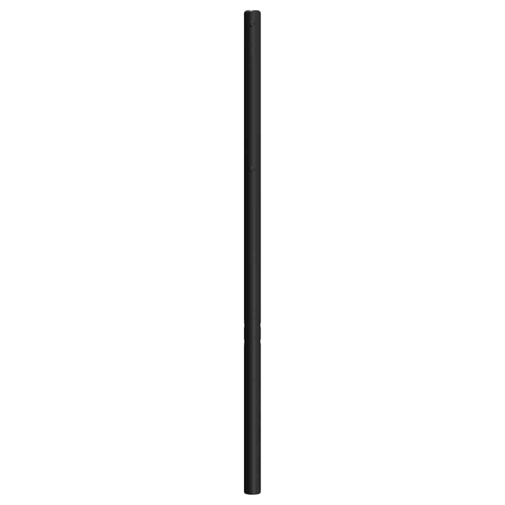 Ersatz-Kopfteil Metall Schwarz 180 cm