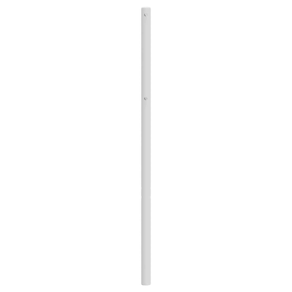 Ersatz-Kopfteil Metall Weiß 135 cm