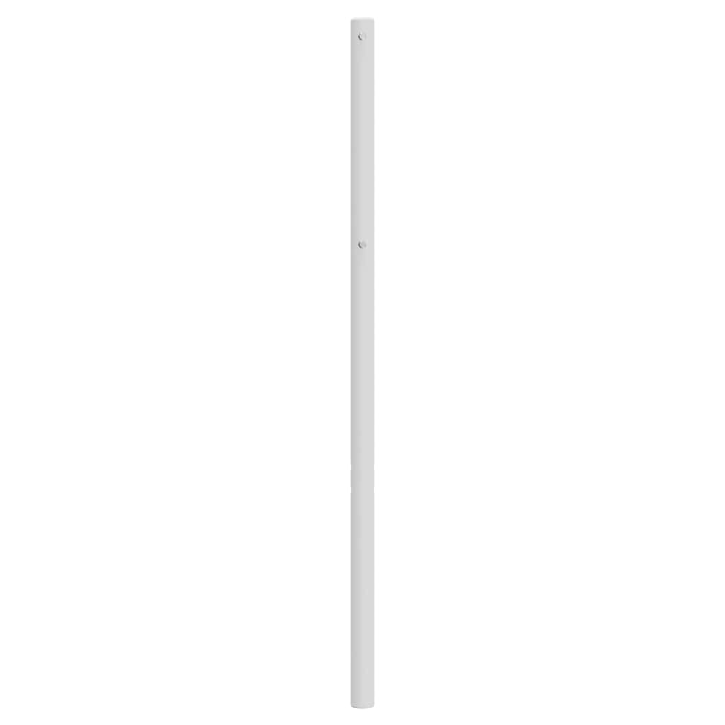 Ersatz-Kopfteil Metall Weiß 150 cm