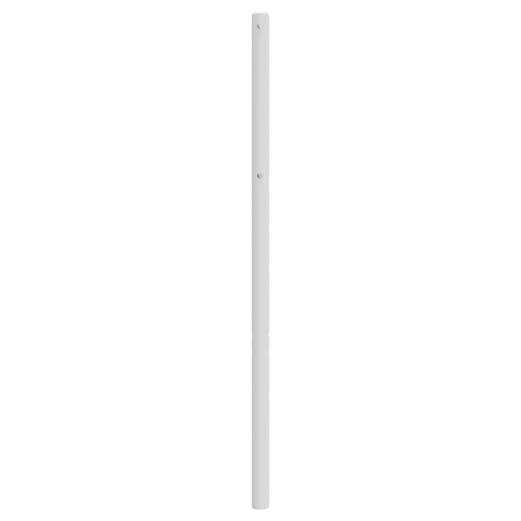 Ersatz-Kopfteil Metall Weiß 193 cm