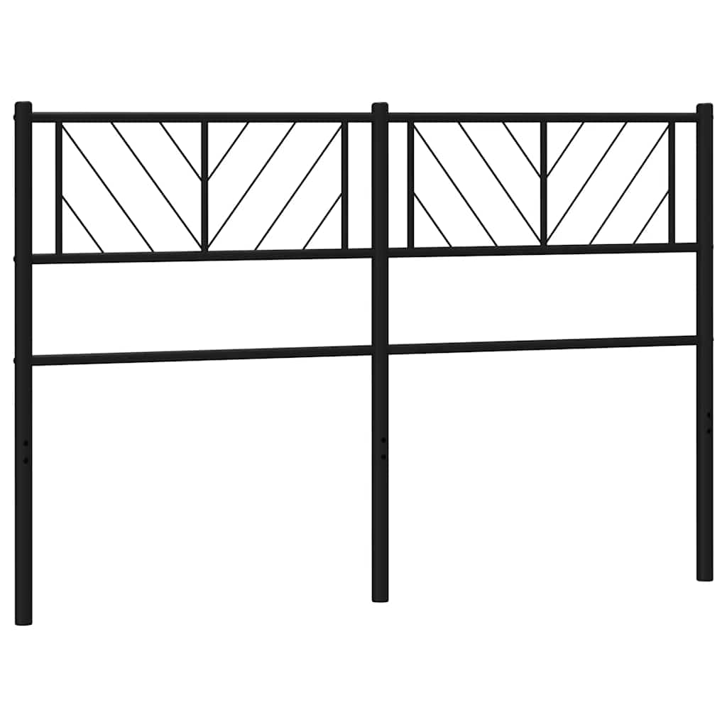Ersatz-Kopfteil Metall Schwarz 135 cm