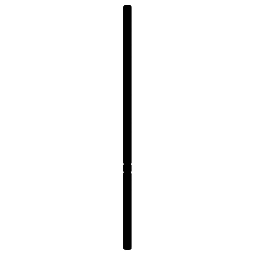 Ersatz-Kopfteil Metall Schwarz 193 cm