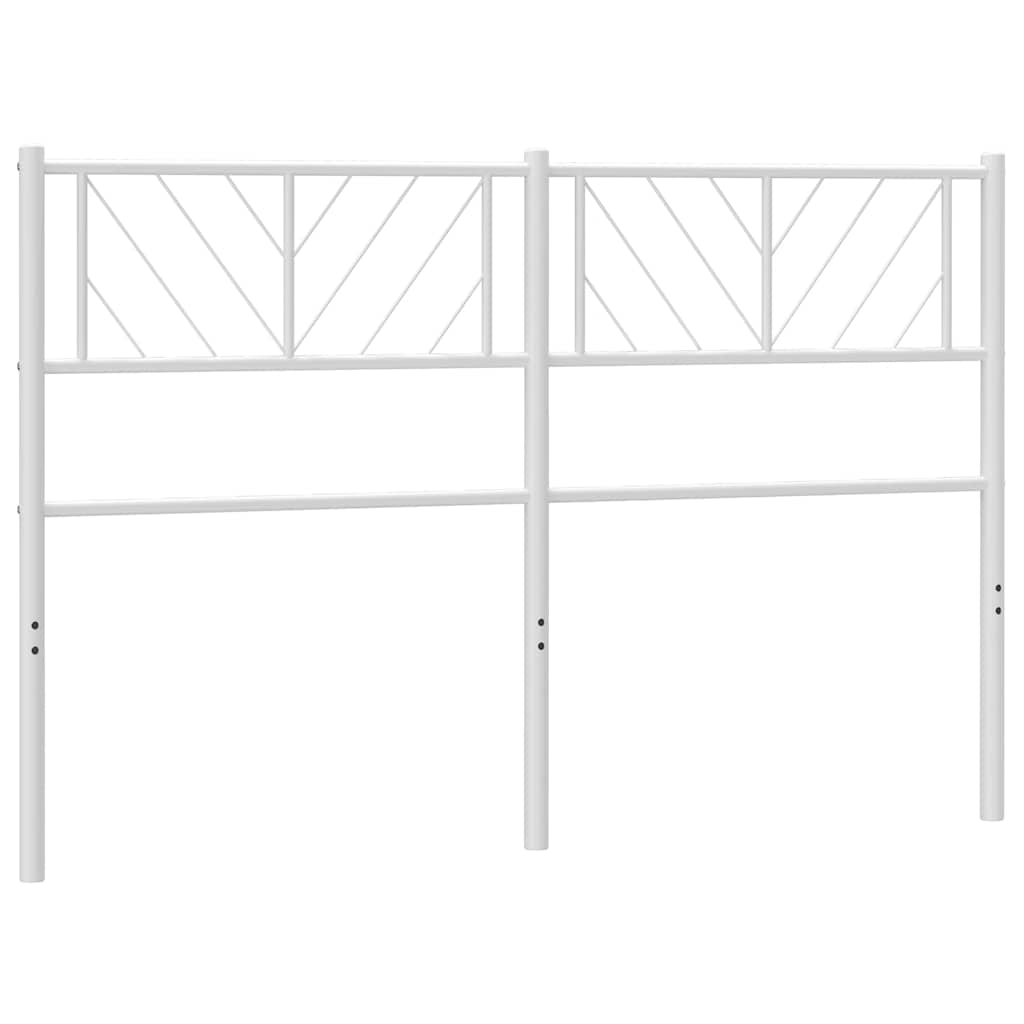 Ersatz-Kopfteil Metall Weiß 150 cm