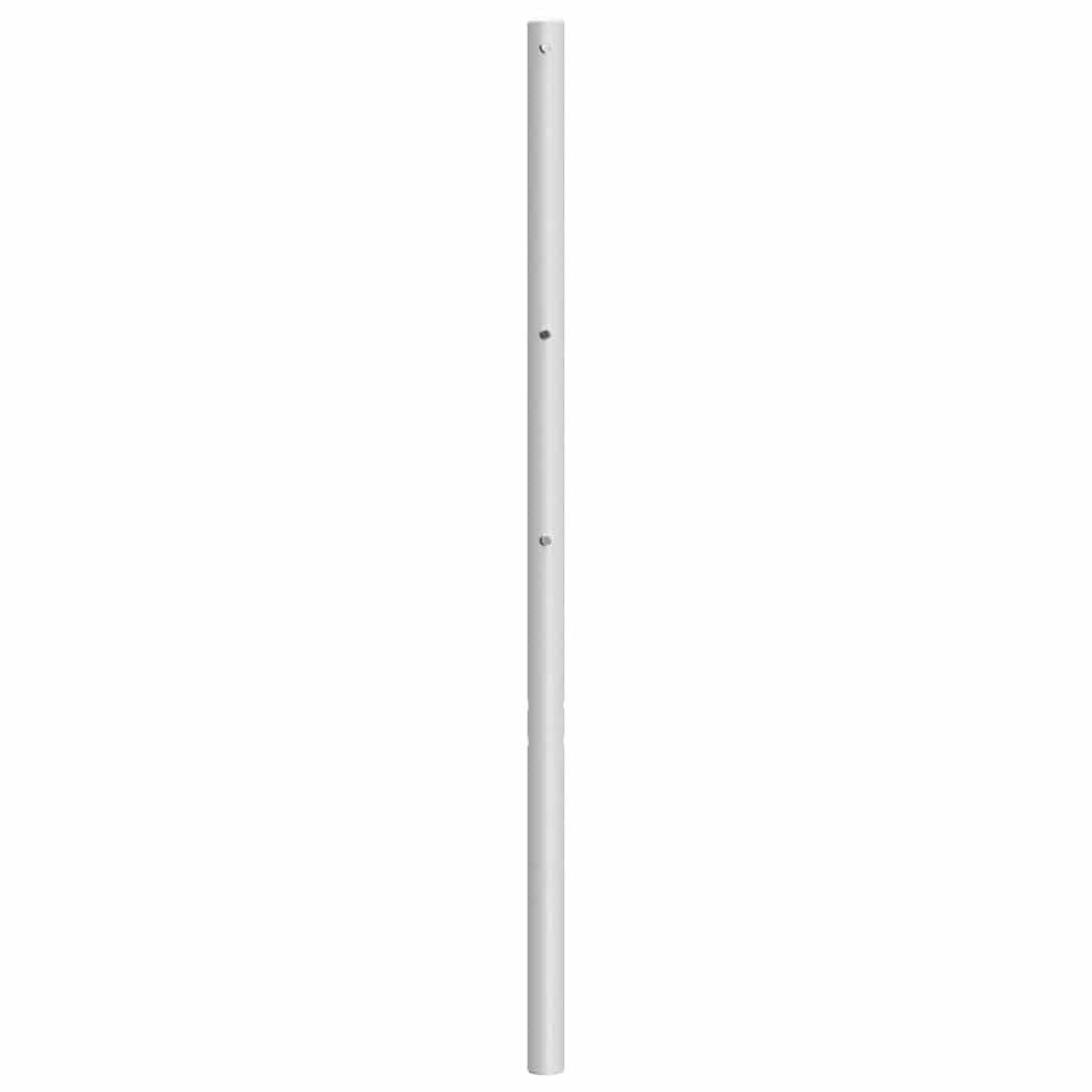 Ersatz-Kopfteil Metall Weiß 193 cm