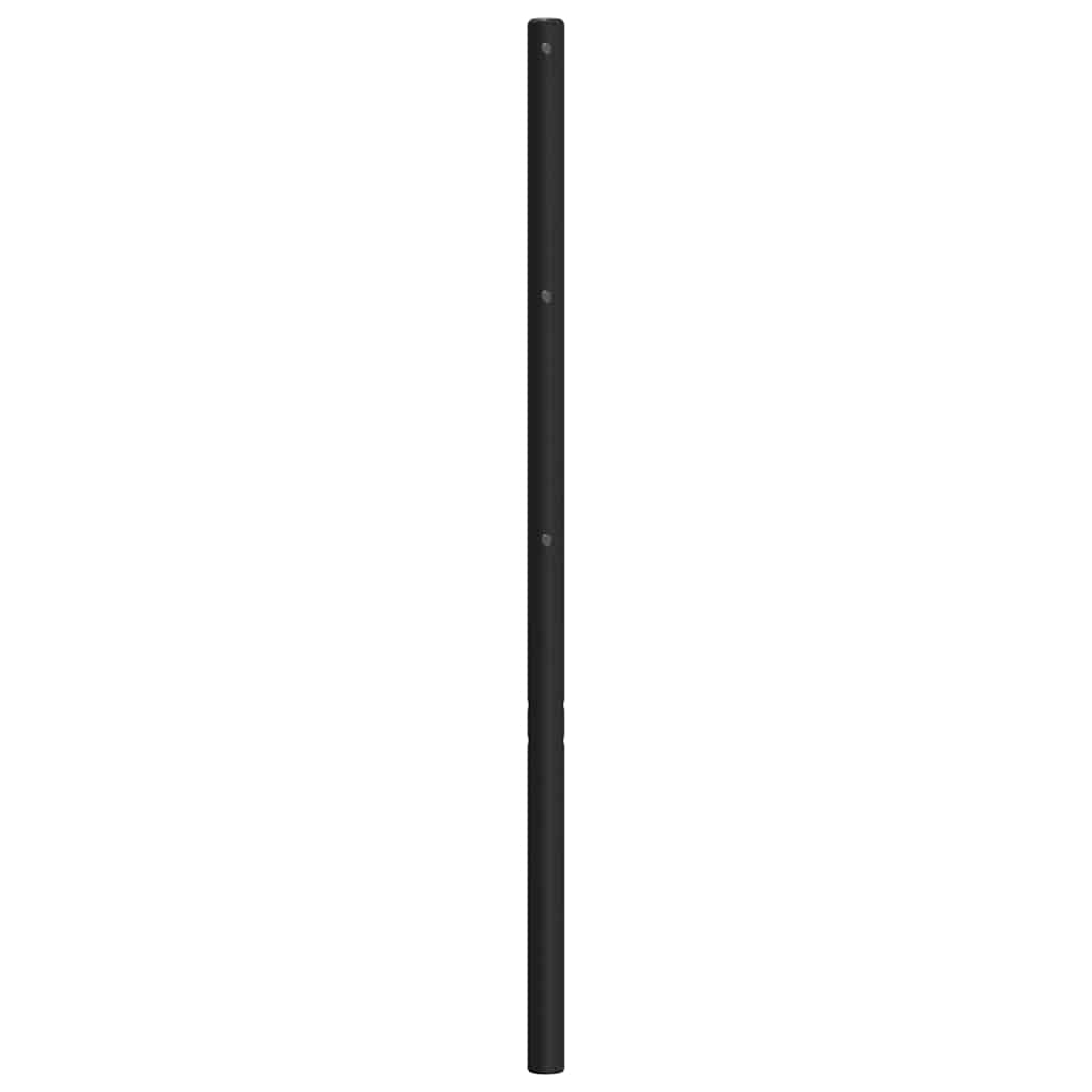 Ersatz-Kopfteil Metall Schwarz 100 cm