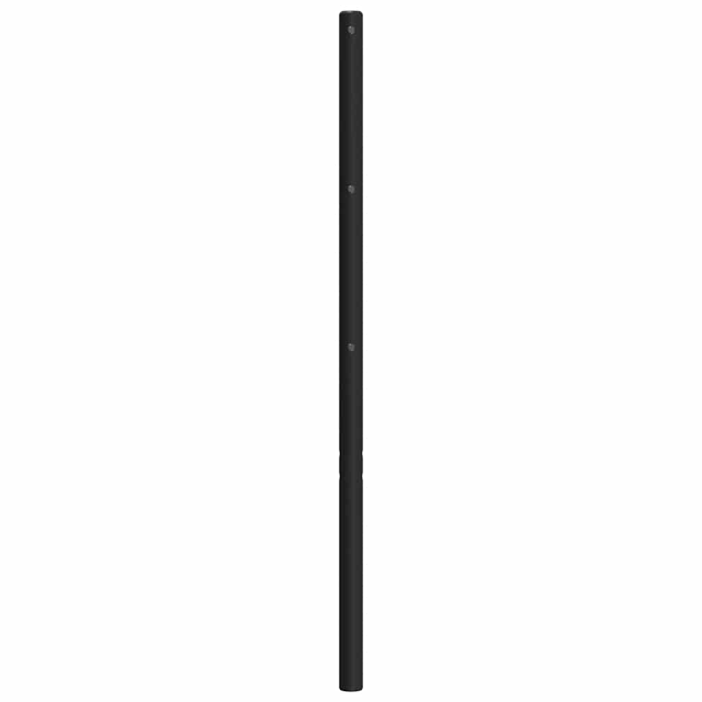 Ersatz-Kopfteil Metall Schwarz 120 cm