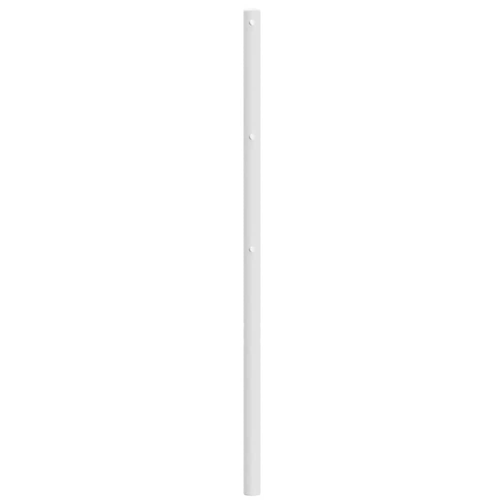 Ersatz-Kopfteil Metall Weiß 100 cm