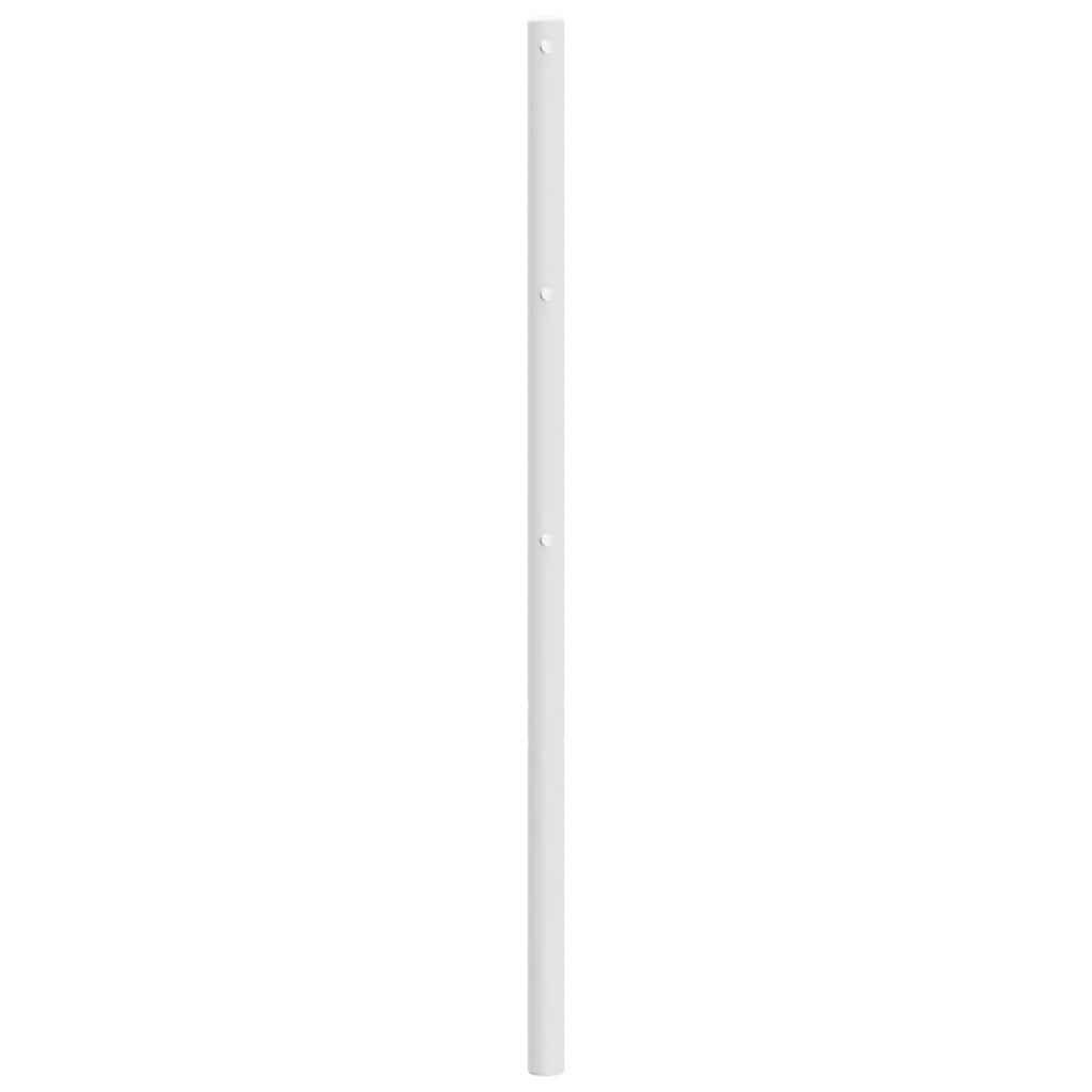 Ersatz-Kopfteil Metall Weiß 135 cm