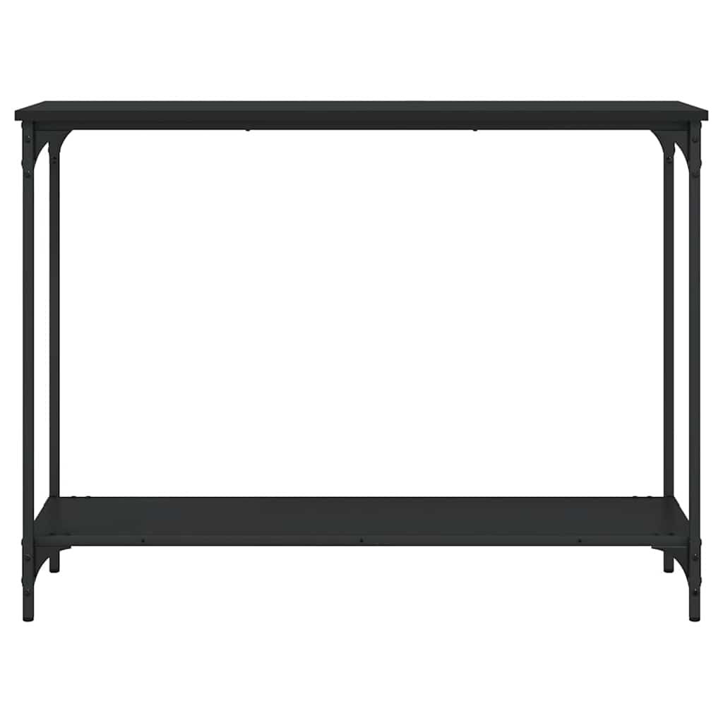 Konsolentisch Schwarz 101x30,5x75 cm Holzwerkstoff