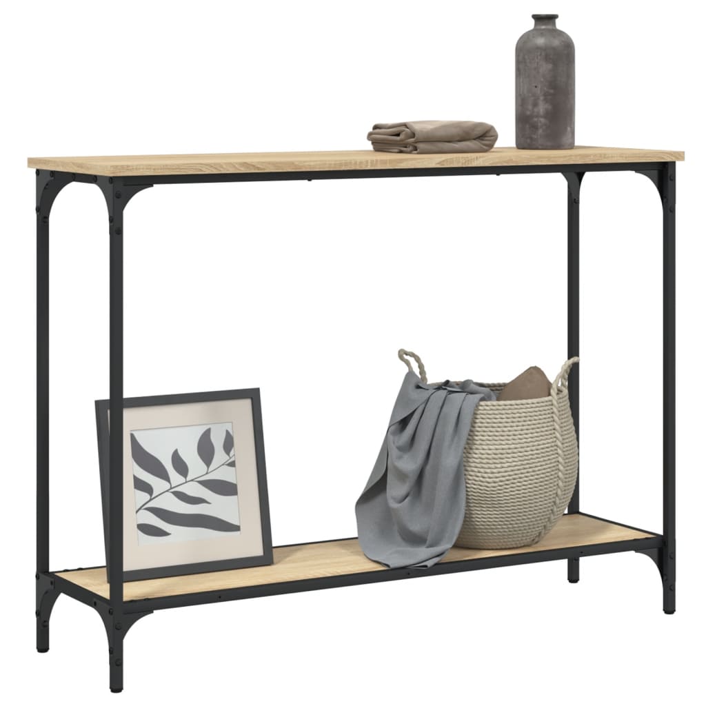Konsolentisch Sonoma-Eiche 101x30,5x75 cm Holzwerkstoff