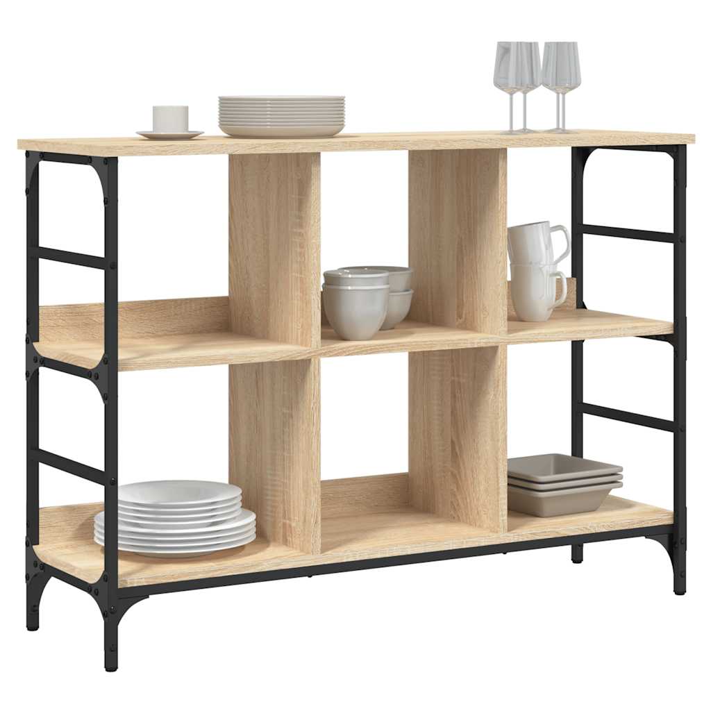 Sideboard Sonoma-Eiche 102 x 32 x 73,5 cm Holzwerkstoff