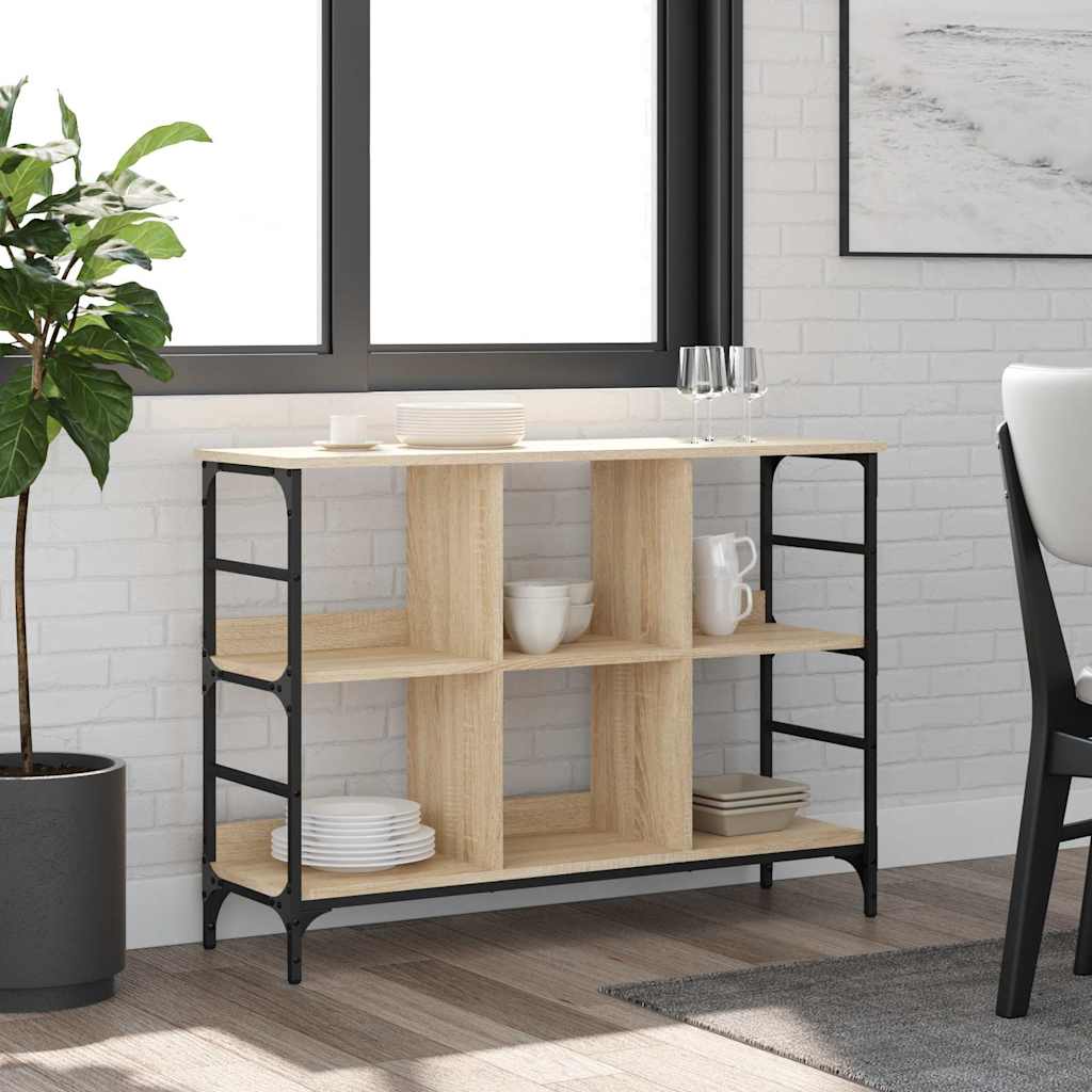 Sideboard Sonoma-Eiche 102 x 32 x 73,5 cm Holzwerkstoff