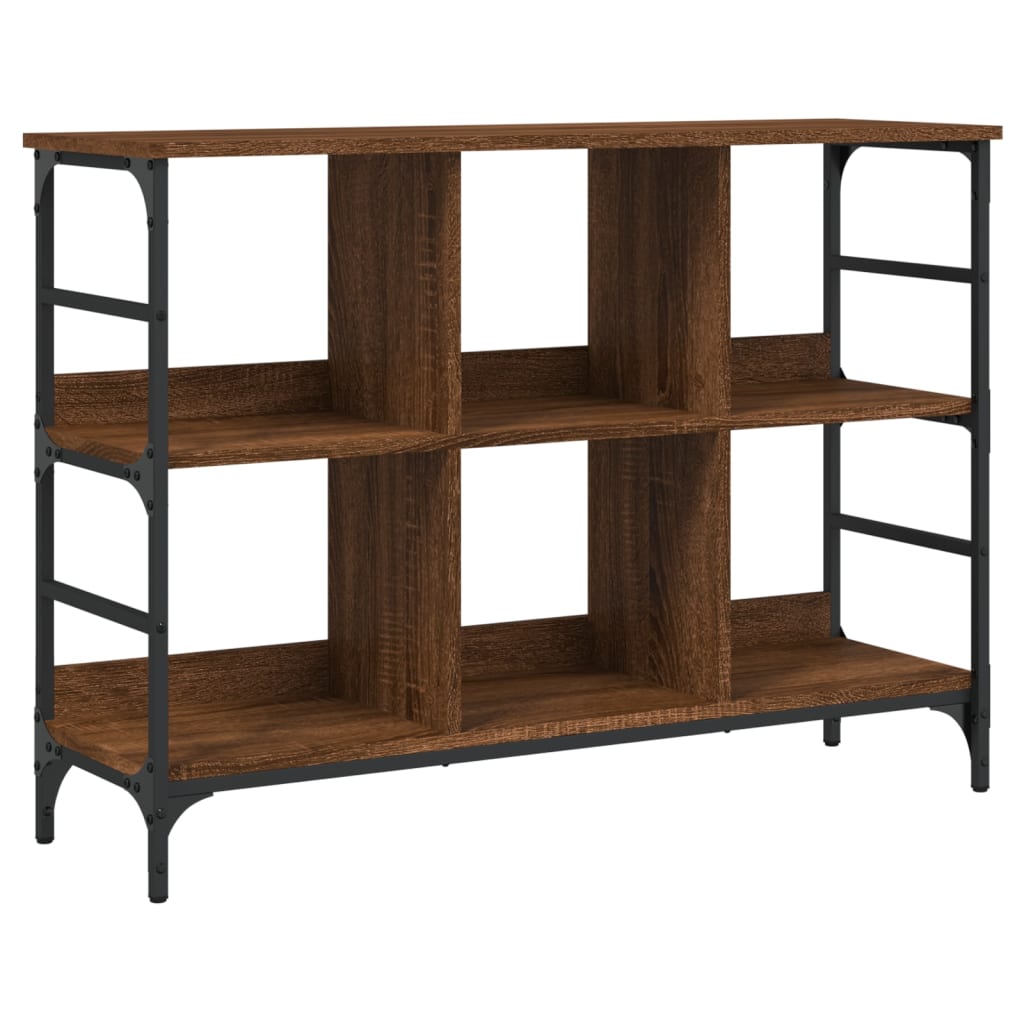 Sideboard Braun Eichen-Optik 102x32x73,5 cm Holzwerkstoff