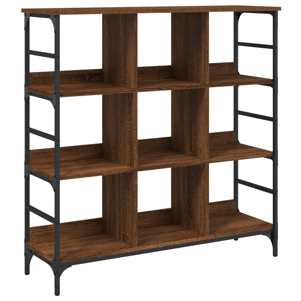 Sideboard Braun Eichen-Optik 102x32x103,5 cm Holzwerkstoff