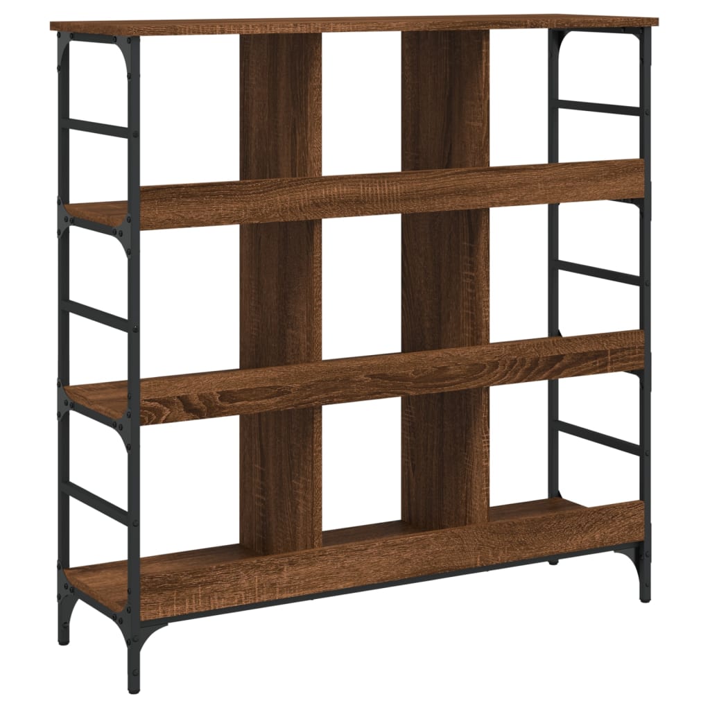 Sideboard Braun Eichen-Optik 102x32x103,5 cm Holzwerkstoff