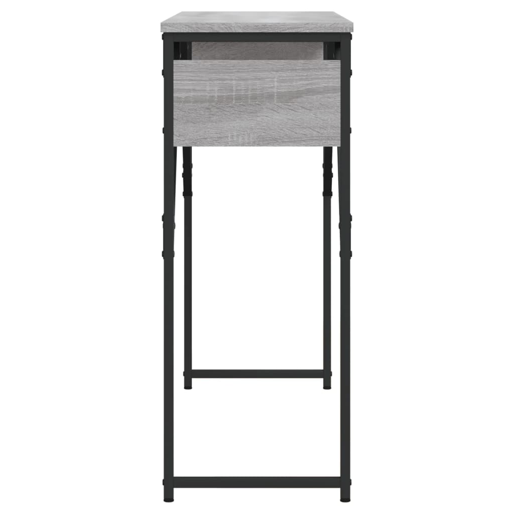 Konsolentisch mit Ablage Grau Sonoma 105x30x75cm Holzwerkstoff