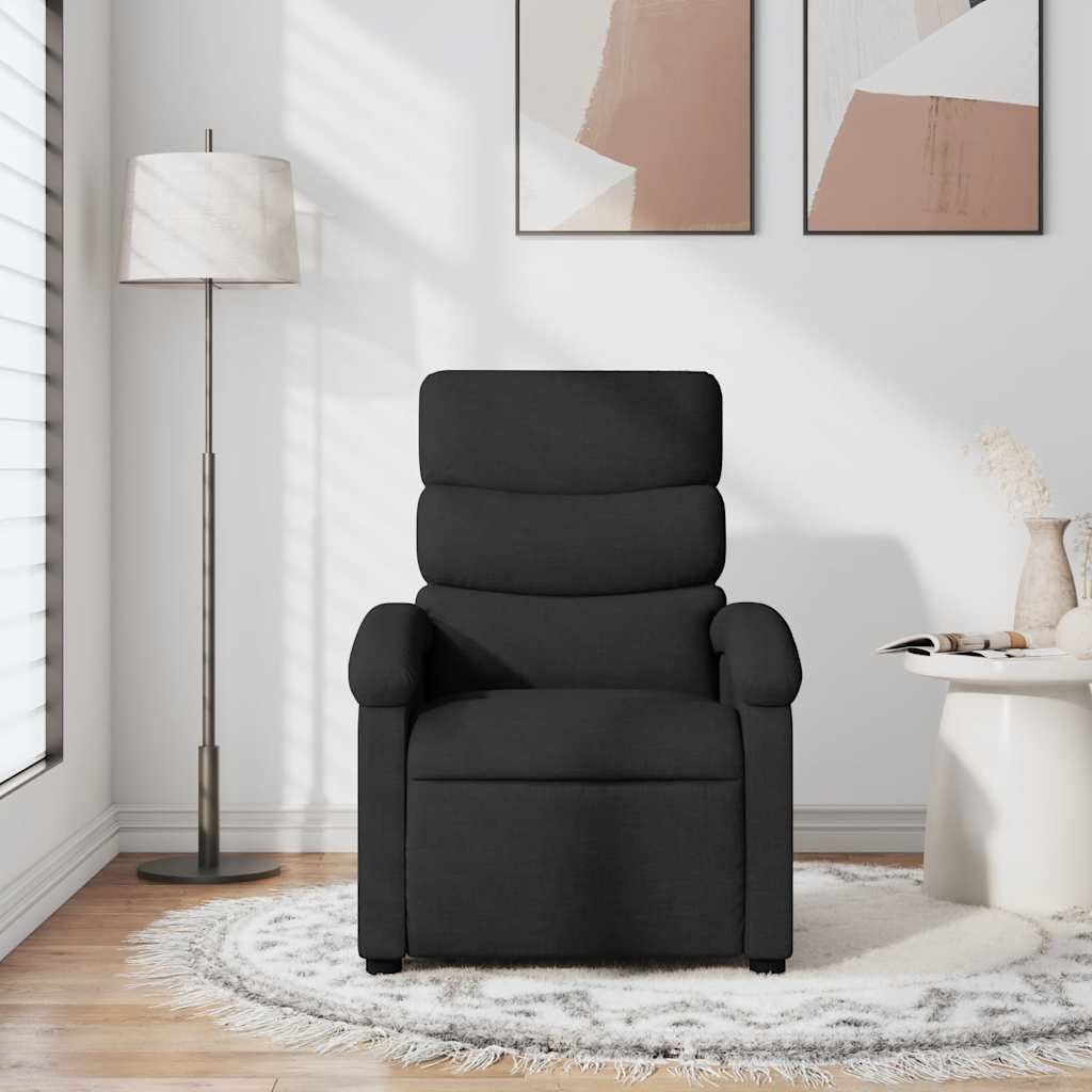 Relaxsessel Schwarz Stoff
