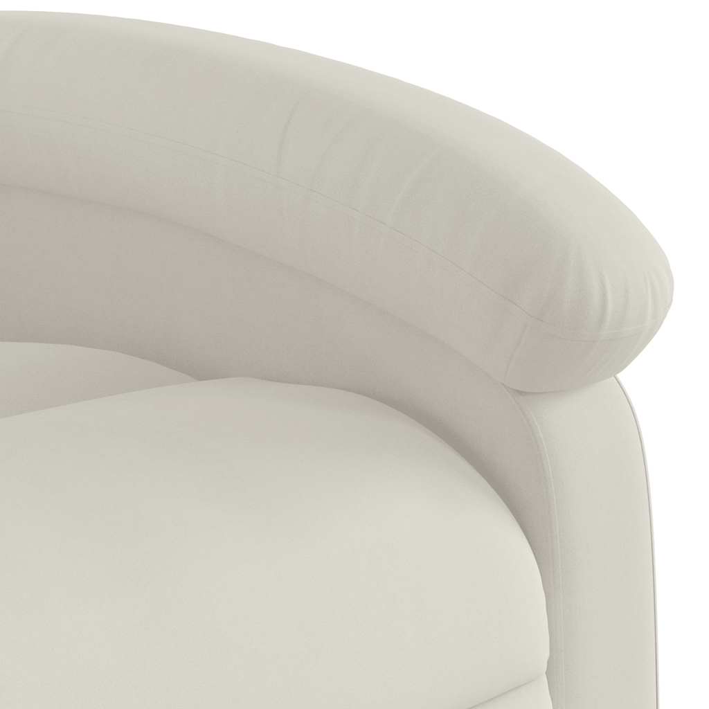 Relaxsessel Creme Samt