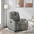 Relaxsessel Dunkelgrau Stoff