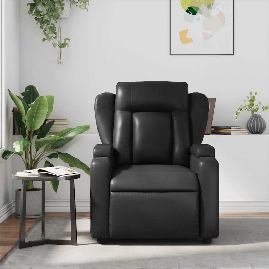Massagesessel Schwarz Kunstleder