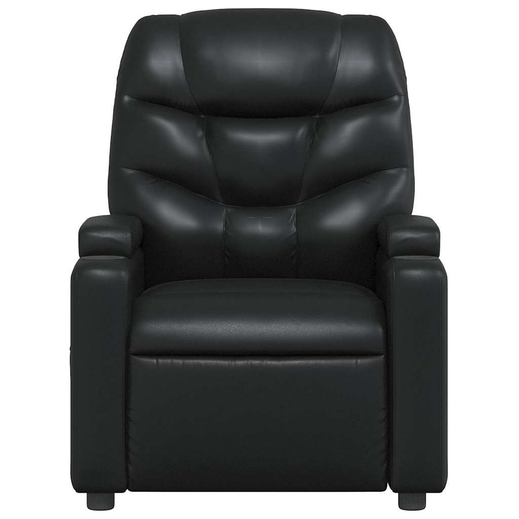 Massagesessel Schwarz Kunstleder