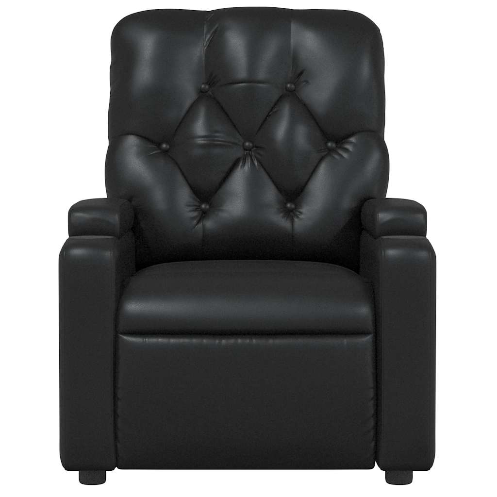 Relaxsessel Schwarz Kunstleder
