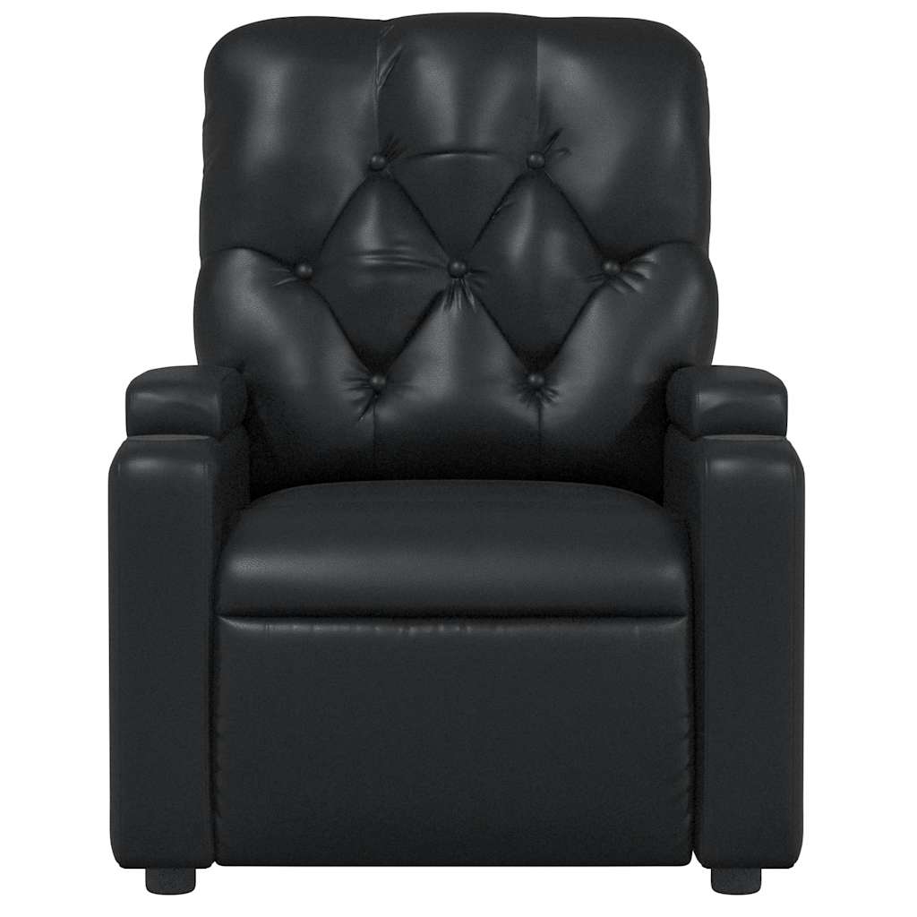 Massagesessel Schwarz Kunstleder