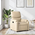 Relaxsessel Creme Stoff