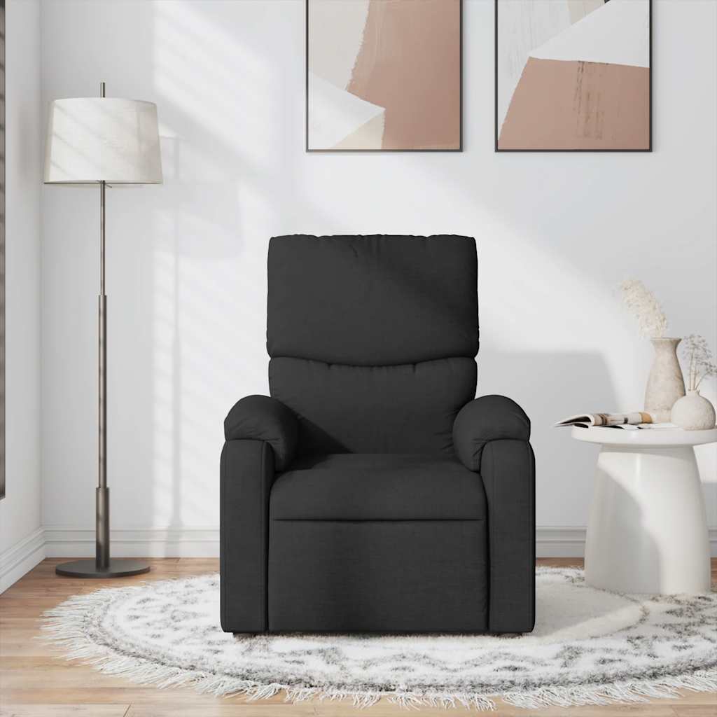 Massagesessel Schwarz Stoff