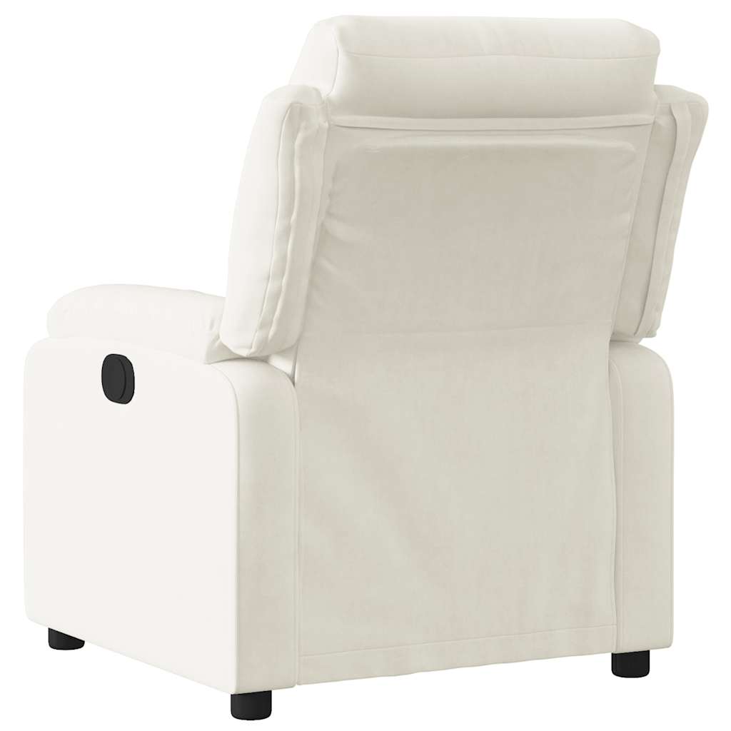 Relaxsessel Creme Samt