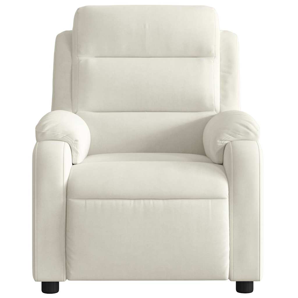 Relaxsessel Creme Samt