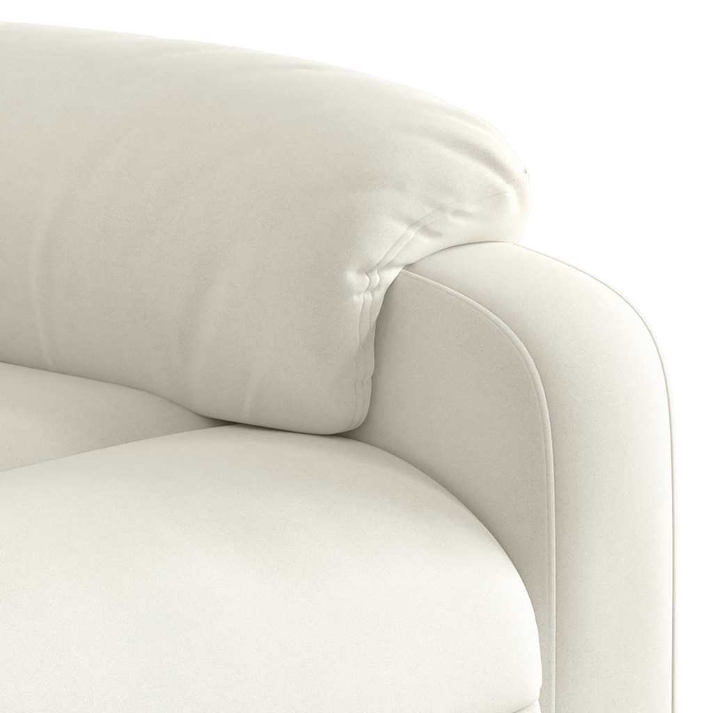 Relaxsessel Creme Samt