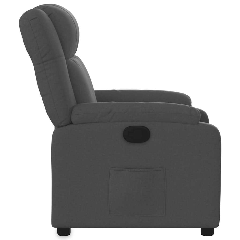 Relaxsessel Dunkelgrau Stoff