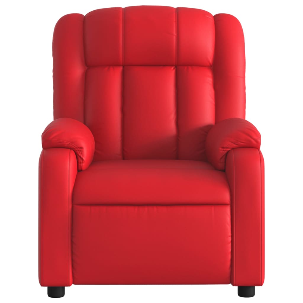 Massagesessel Rot Kunstleder
