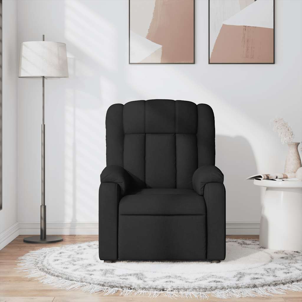 Massagesessel Schwarz Stoff